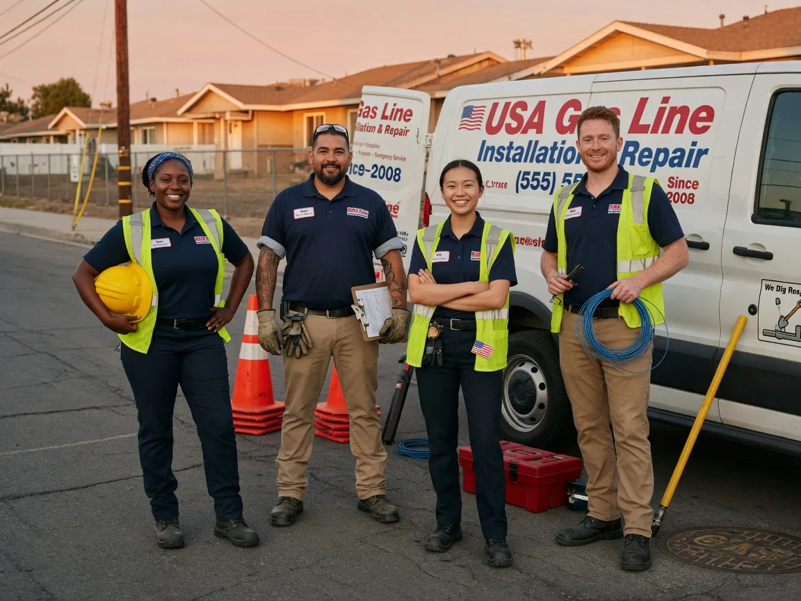 Gas Line Installation company in Lizella, GA
